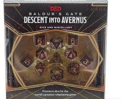 Dungeons & Dragons Baldur's Gate Descent into Avernus Dice & Miscellany 1