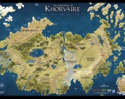 Dungeons & Dragons Game Mat Eberron Continent of Khorvaire Map