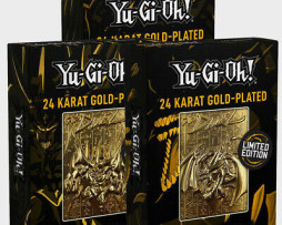 Yu-Gi-Oh! Limited Edition 24K Gold Metal God Card 3 Gods