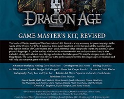 Dragon Age Roleplaying Game Game Master's Kit Revised