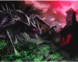 Dragon Shield Playmat Halloween Dragon 2020 1