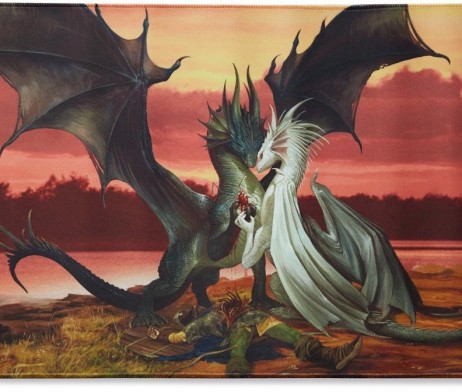 Dragon Shield Playmat Valentine Dragons 1