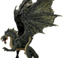 Dungeons & Dragons Icones of the Realms Adult Black Dragon Premium Figure 1