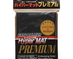 KMC Hyper Mat Premium Black Sleeves 50 (66mmx91mm)